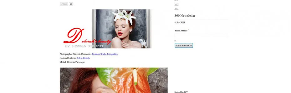 Il servizio beauty di Deborah Parcesepe pubblicato su Fashion360 Magazine